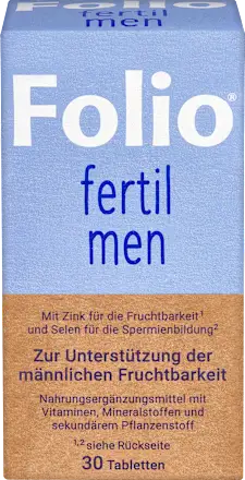 Folio Fertil Men | Suplemen Kesuburan Pria - 30 Tablet