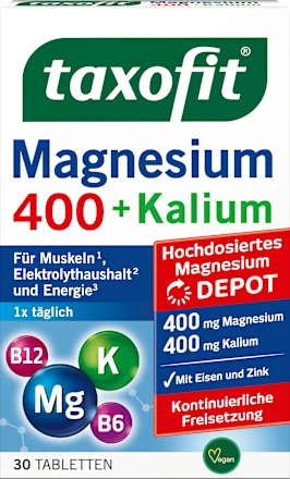 Taxofit Magnesium Kalium 400 - 30 Tablet